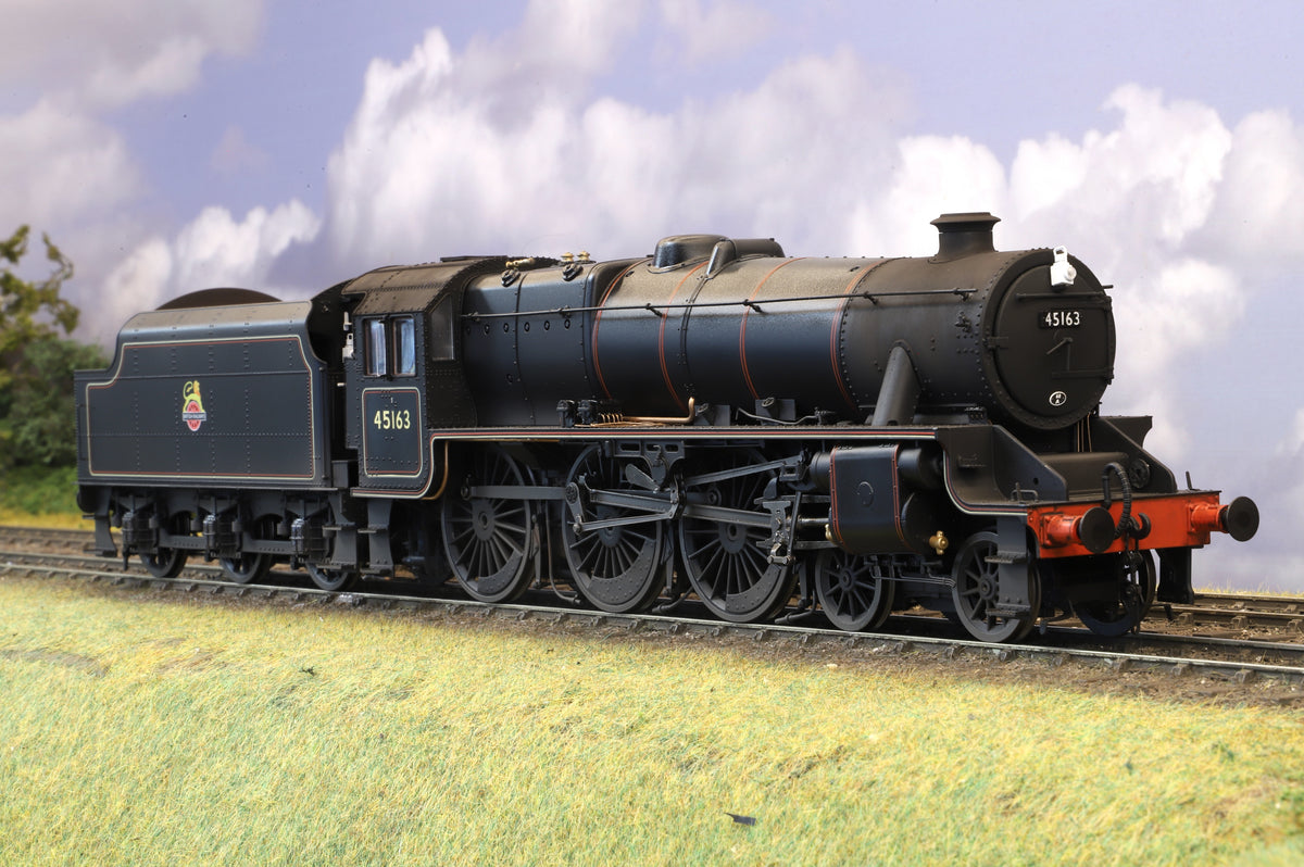 Finescale O Gauge Ellis Clark Trains Black Five No.45163 (Riveted Tender), DCC Sound, Pro Weathered
