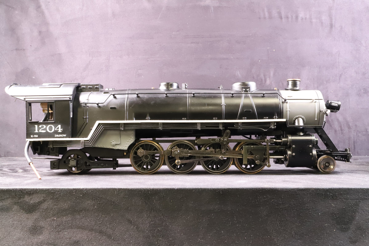 Aristocraft Gauge 1 1:32 Live Steam Rio Grande (USRA) Light Mikado No. 1204