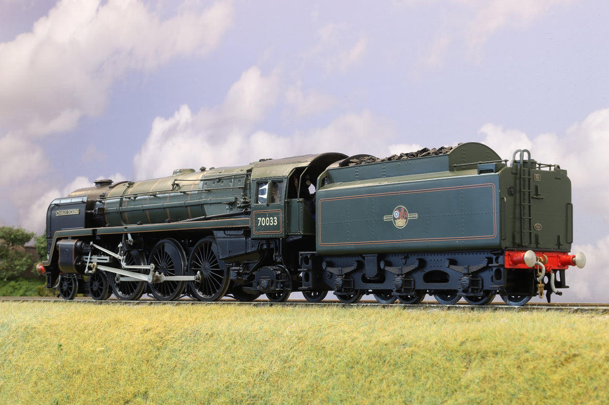 DJH (Factory-Built) Finescale O Gauge &#39;Britannia&#39; Class No. 70033 &#39;Charles Dickens&#39; BR Green Late Crest