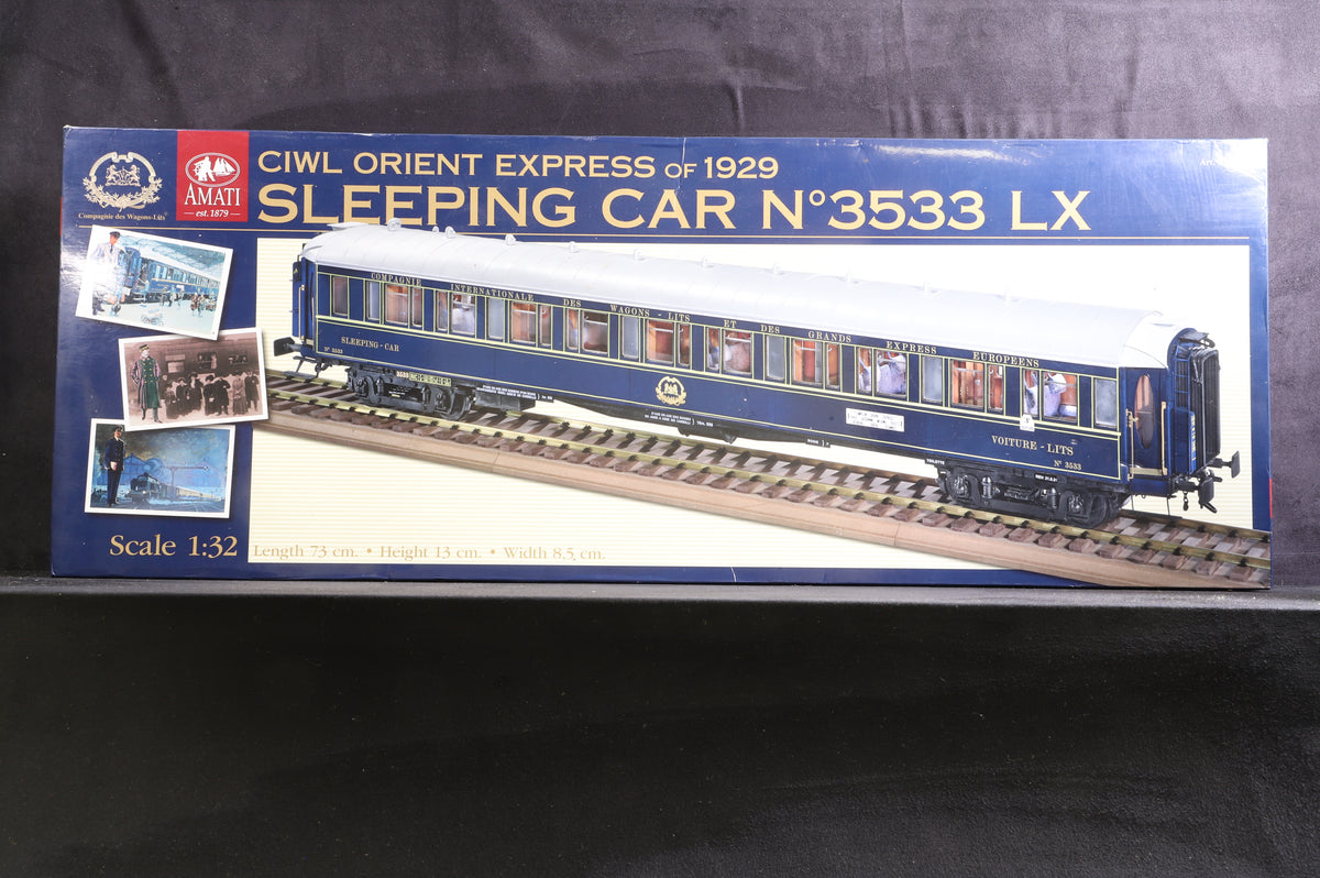 Amati Gauge 1 (1:32) CIWL Orient Express Sleeping Car No. 3553 Carriage Kit