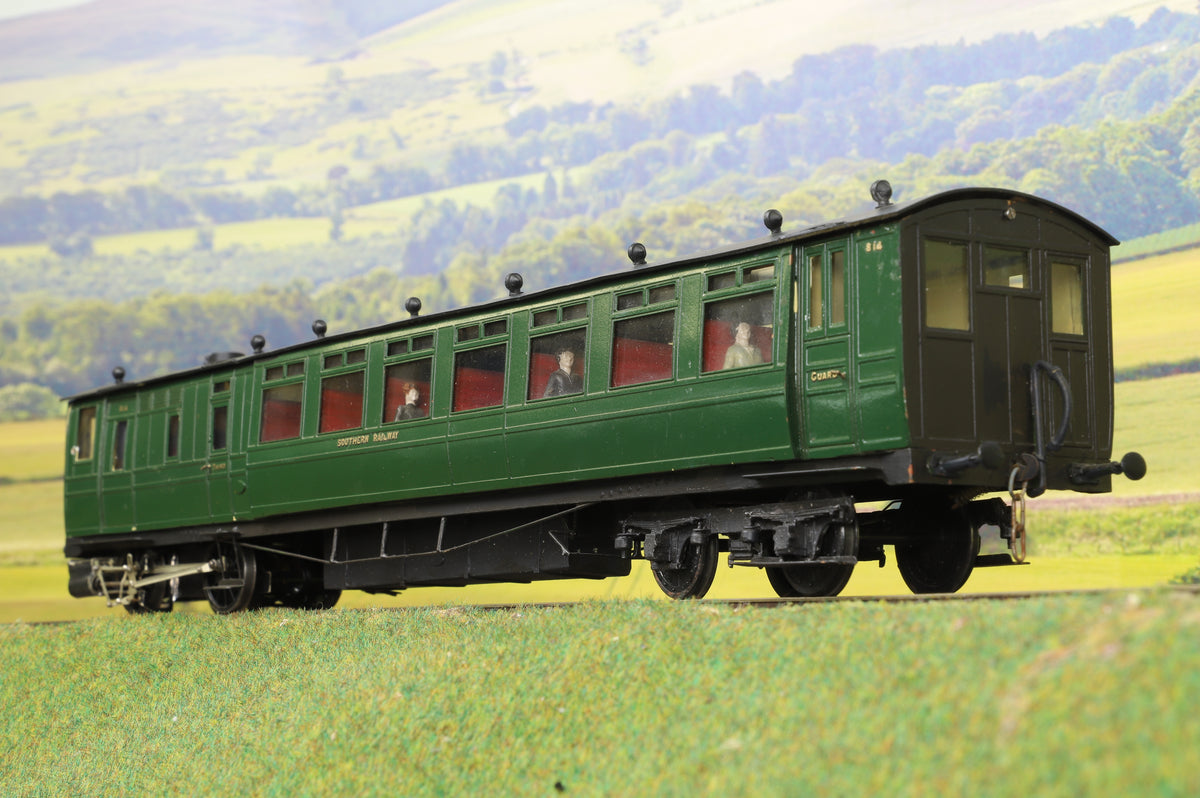 Kit Built Finescale O Gauge SR Steam Railmotor Maunsell Green &#39;814&#39; DCC Sound