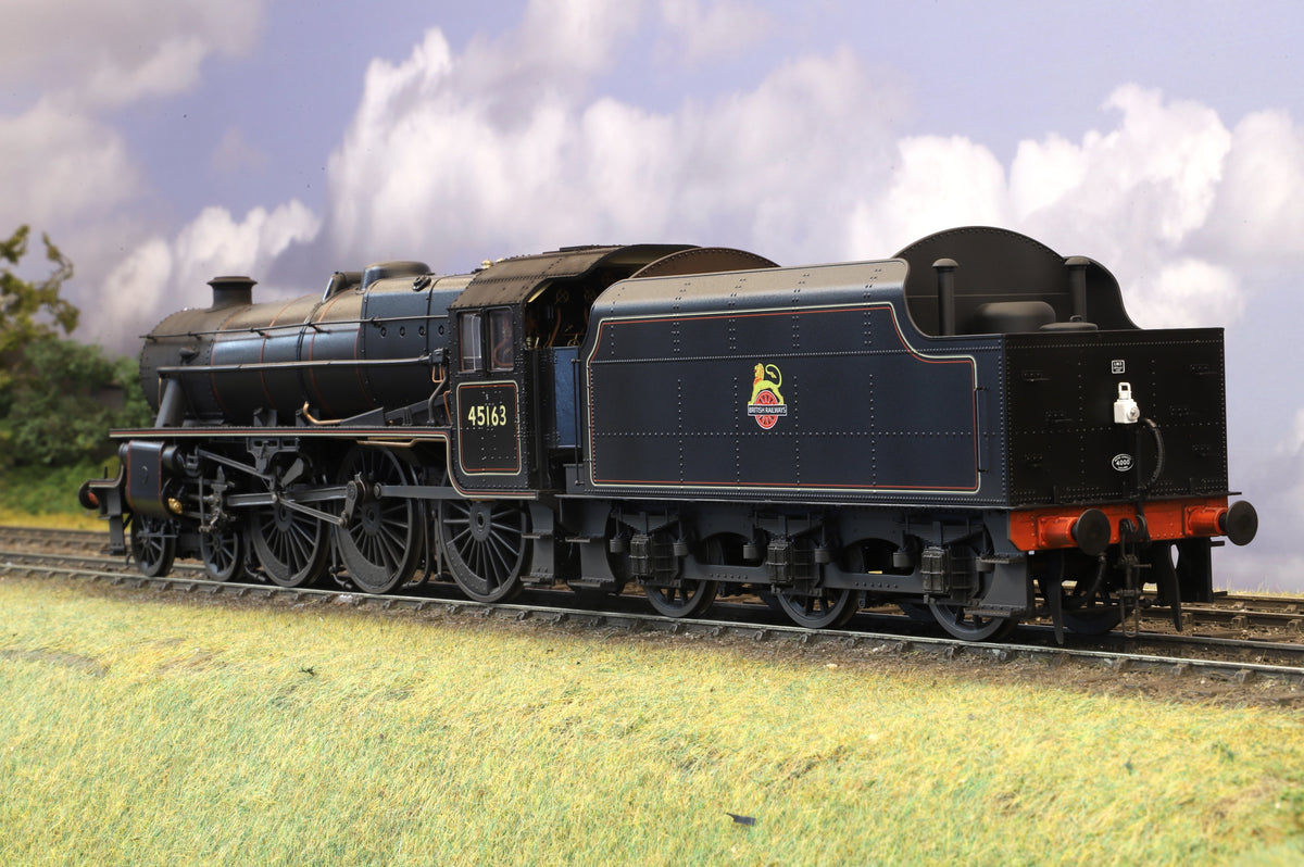 Finescale O Gauge Ellis Clark Trains Black Five No.45163 (Riveted Tender), DCC Sound, Pro Weathered
