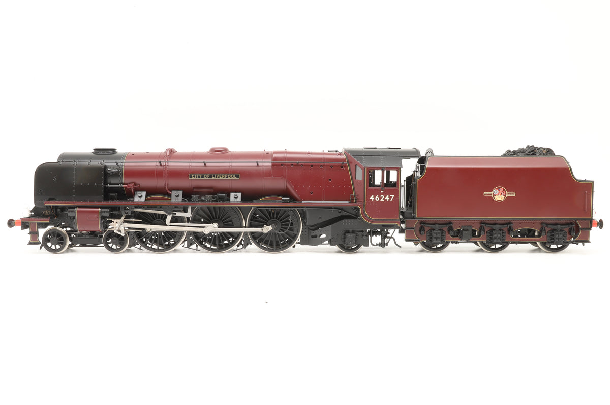 Sancheng/Finescale Brass Gauge 1 (1:32) ex-LMS Princess Coronation No. 46247 'City of Liverpool' BR Maroon Late Crest DCC Sound Smoke & Lights