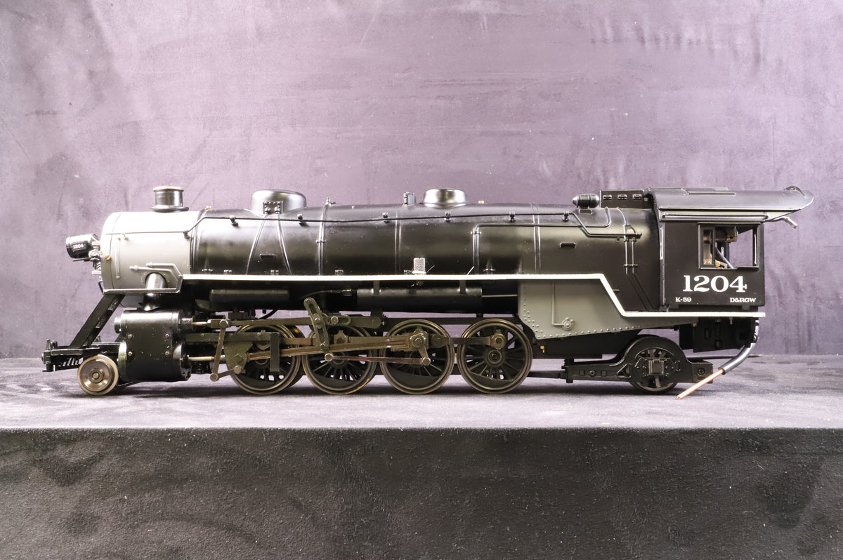 Aristocraft Gauge 1 1:32 Live Steam Rio Grande (USRA) Light Mikado No. 1204