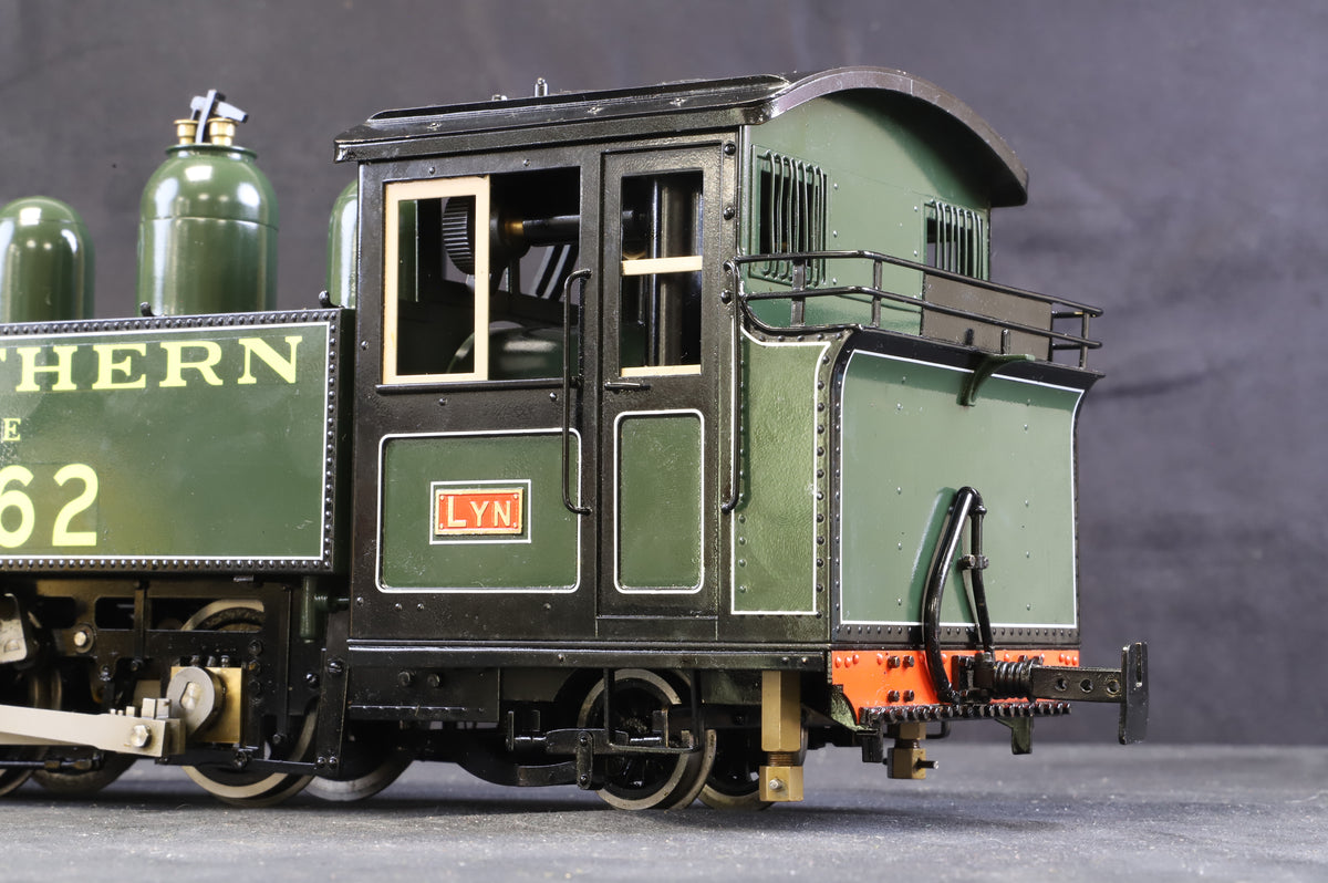 Accucraft 16mm (32mm Gauge) Live Steam Lynton &amp; Barnstaple 2-4-2T &#39;762&#39; &#39;Lyn&#39; SR Green