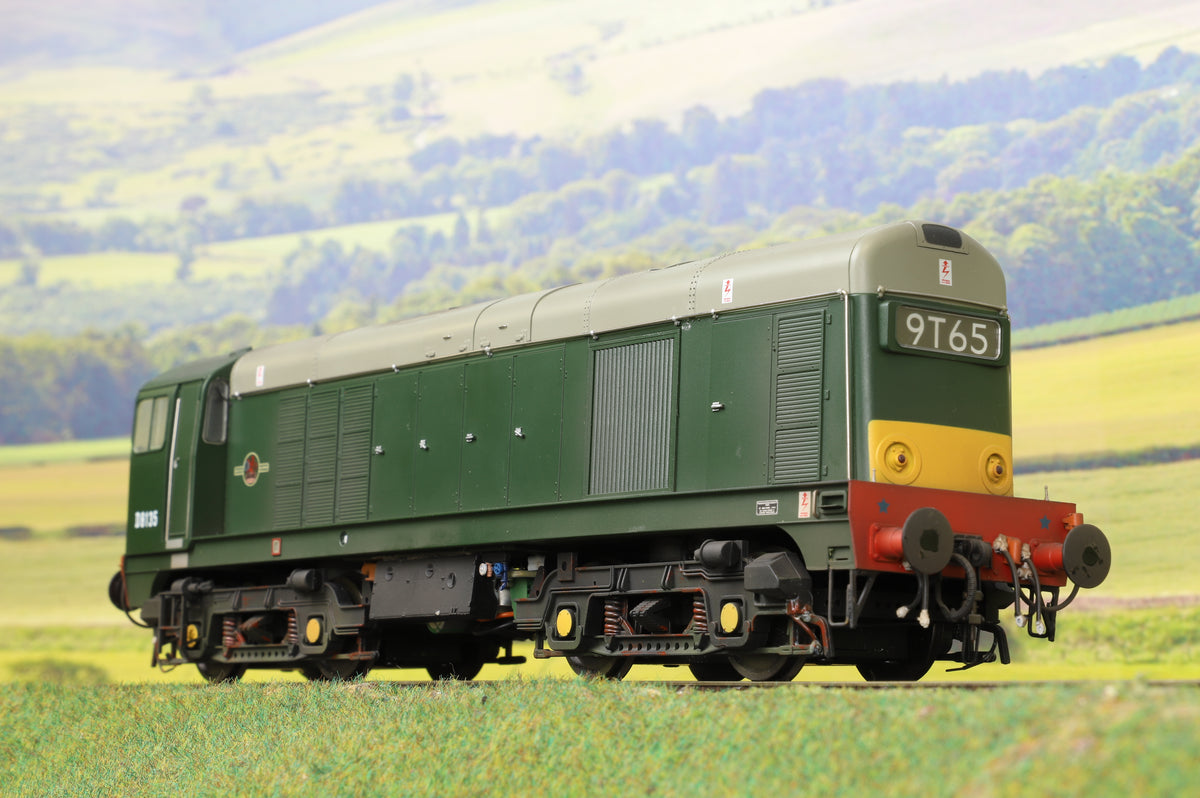 Heljan O Gauge Class 20 2010 BR Green &#39;D8135&#39; DCC Sound, Smoke &amp; Weathered