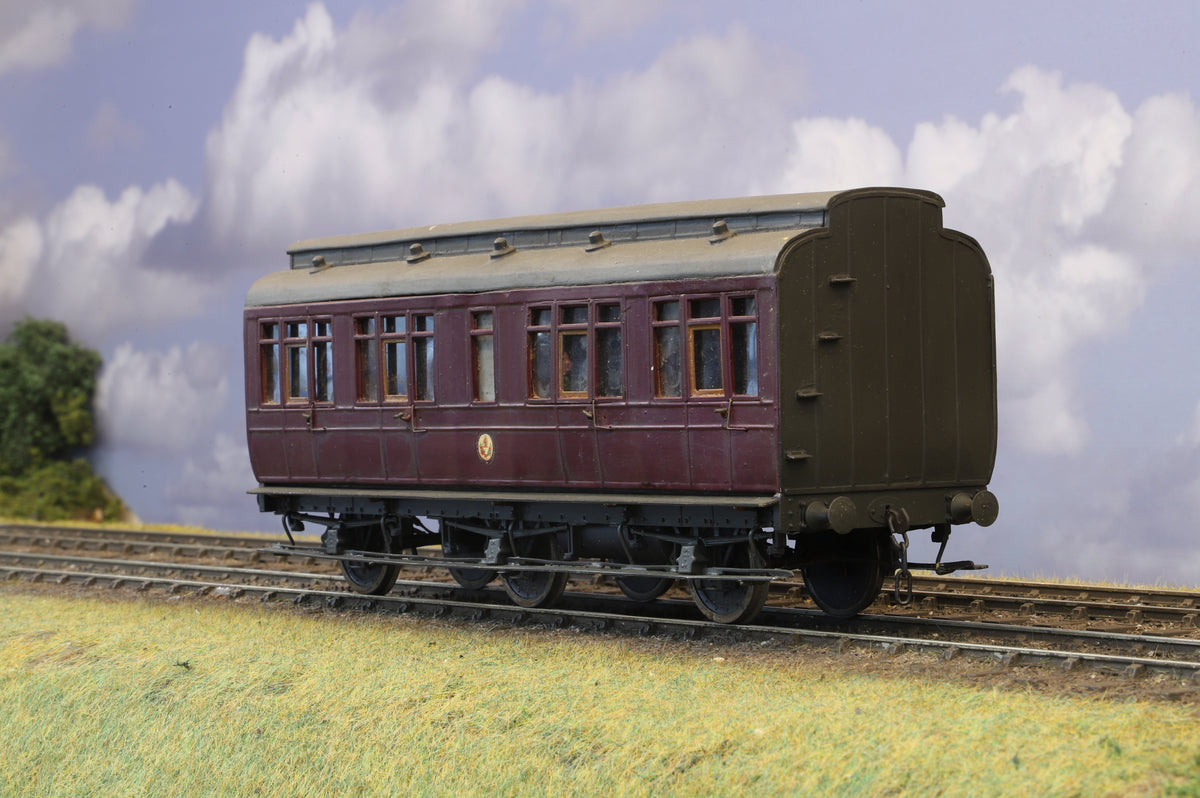 WORKSHOP Slater's Finescale O Gauge (Kit-Built) Midland Railway 6 Wheel Coach