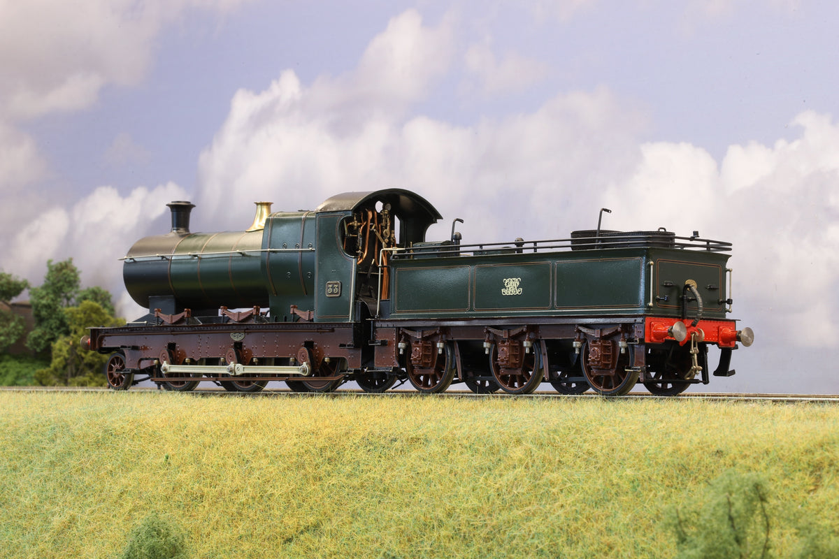Scratch-built Finescale O Gauge GWR Prototype Class 2600 &#39;Aberdare&#39; &#39;33&#39; GWR Green
