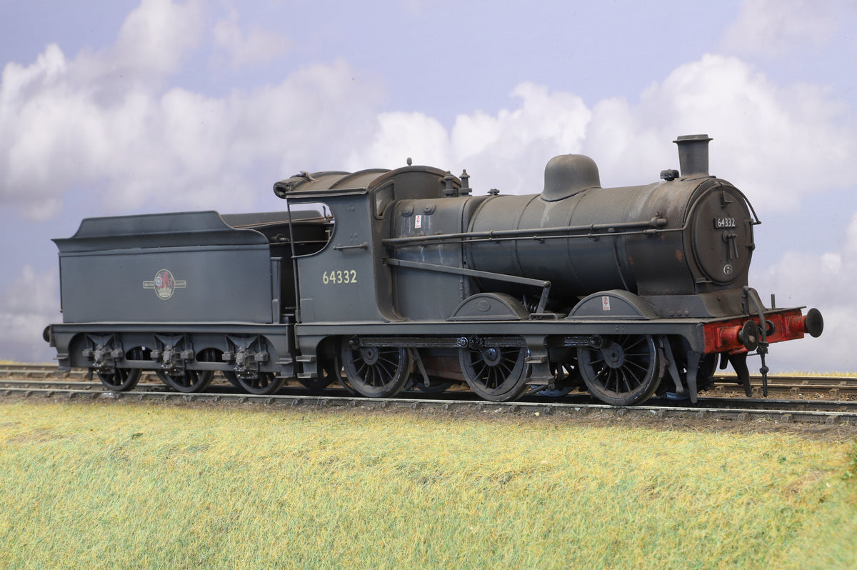 Finescale O Gauge (Kit-Built) ex-GCR 9J/J11 'Pom-Pom' No. 64332 BR Black Late Crest DCC Sound (Weathered)