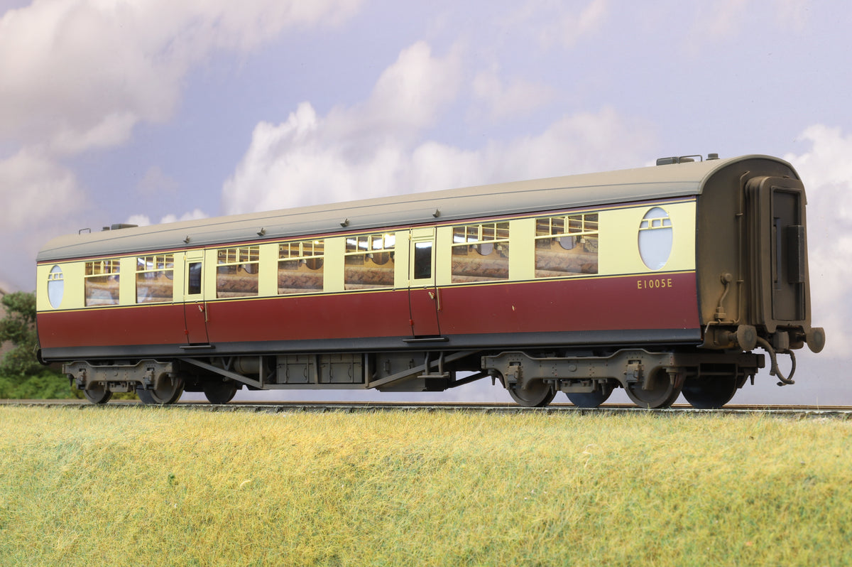 Darstaed Finescale O Gauge Thompson TK No. E1005E Crimson &amp; Cream (Roller Ball Bearings) Professionally Weathered