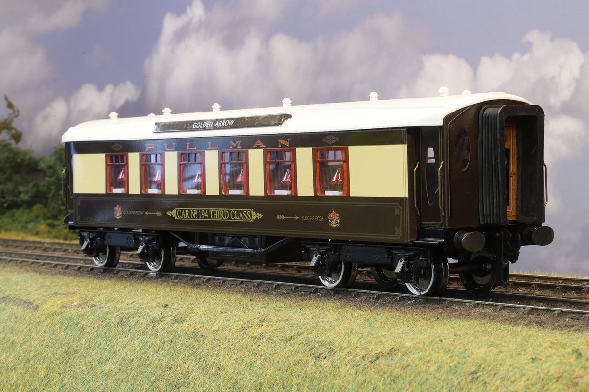 Darstaed Coarse Scale O Gauge 'Golden Arrow' 5 Car Pullman Set