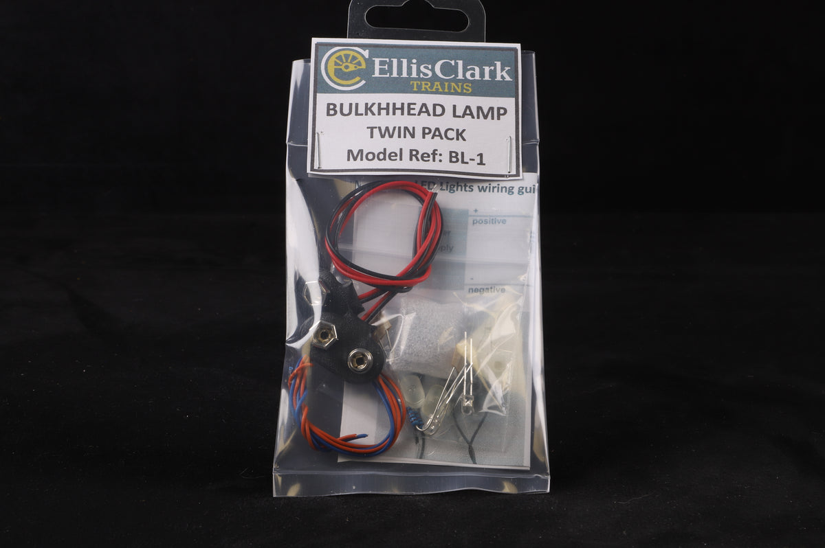 Made in Manchester Models O Gauge 2x Working Bulkhead Light (9-12V DC)  BL-1