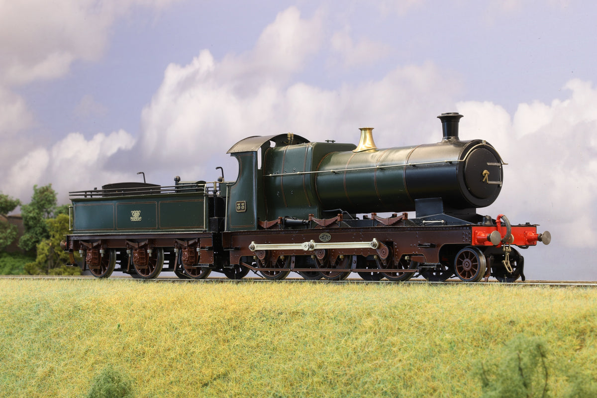 Scratch-built Finescale O Gauge GWR Prototype Class 2600 &#39;Aberdare&#39; &#39;33&#39; GWR Green