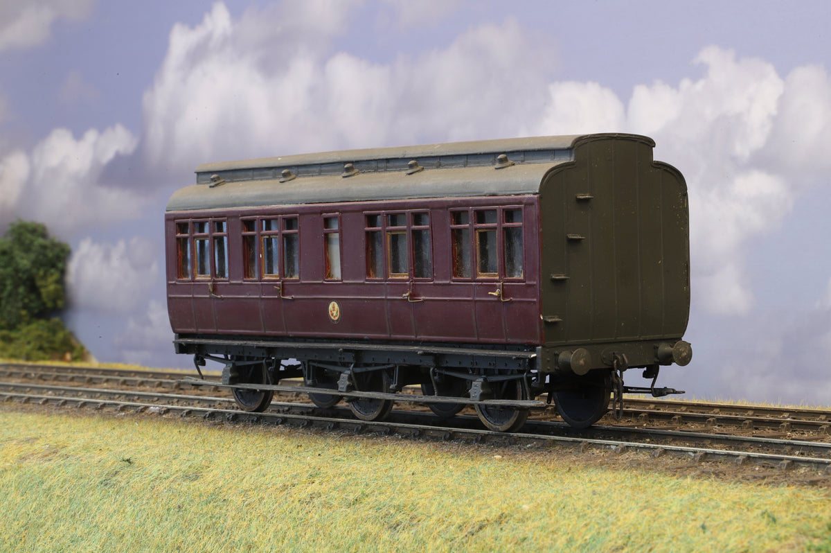WORKSHOP Slater's Finescale O Gauge (Kit-Built) Midland Railway 6 Wheel Coach