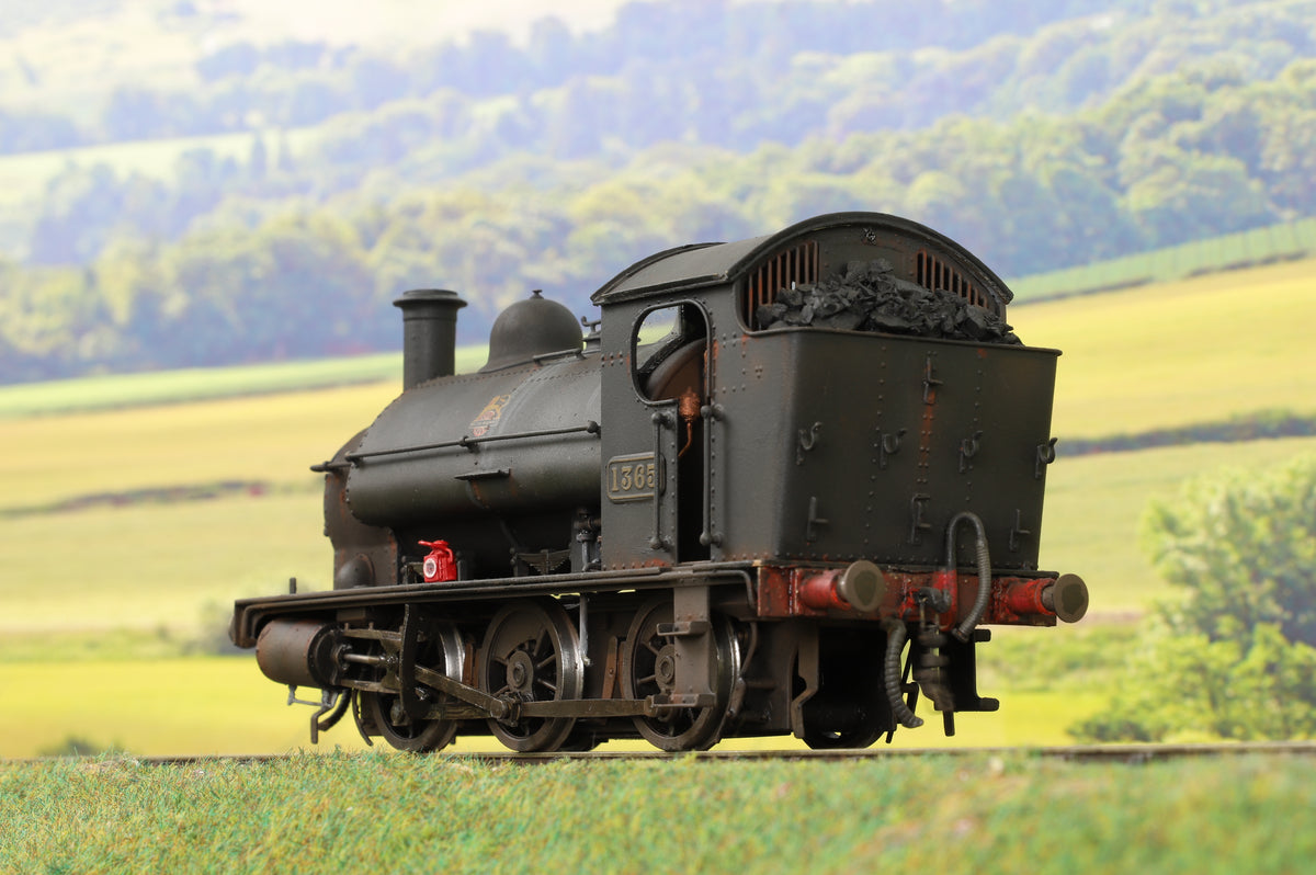 Sancheng/Tower Models Finescale O Gauge Class 1361 BR Black E/C &#39;1365&#39;, Weathered by Neil Armitage