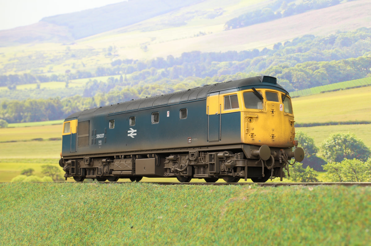 Heljan O Gauge 2679 Class 26/1 BR Blue &#39;26037&#39; - Weathered