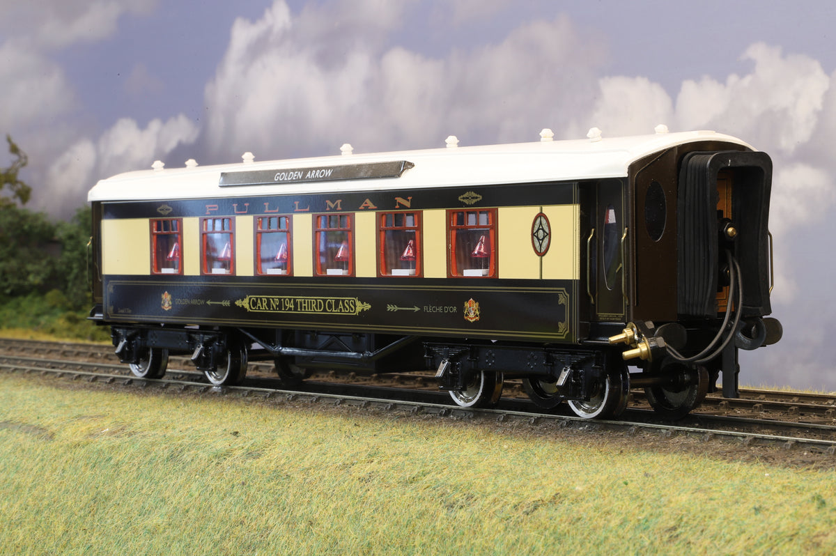 Darstaed Coarse Scale O Gauge 'Golden Arrow' 5 Car Pullman Set