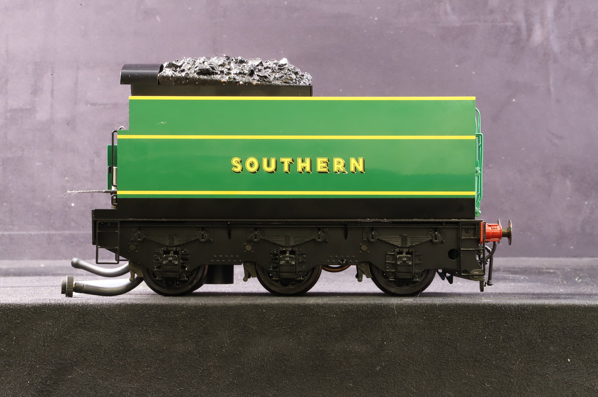 Aster Kit-built Gauge 1 Live Steam West Country Light Pacific 'Wadebridge' No. 21C107, Southern Malachite Green