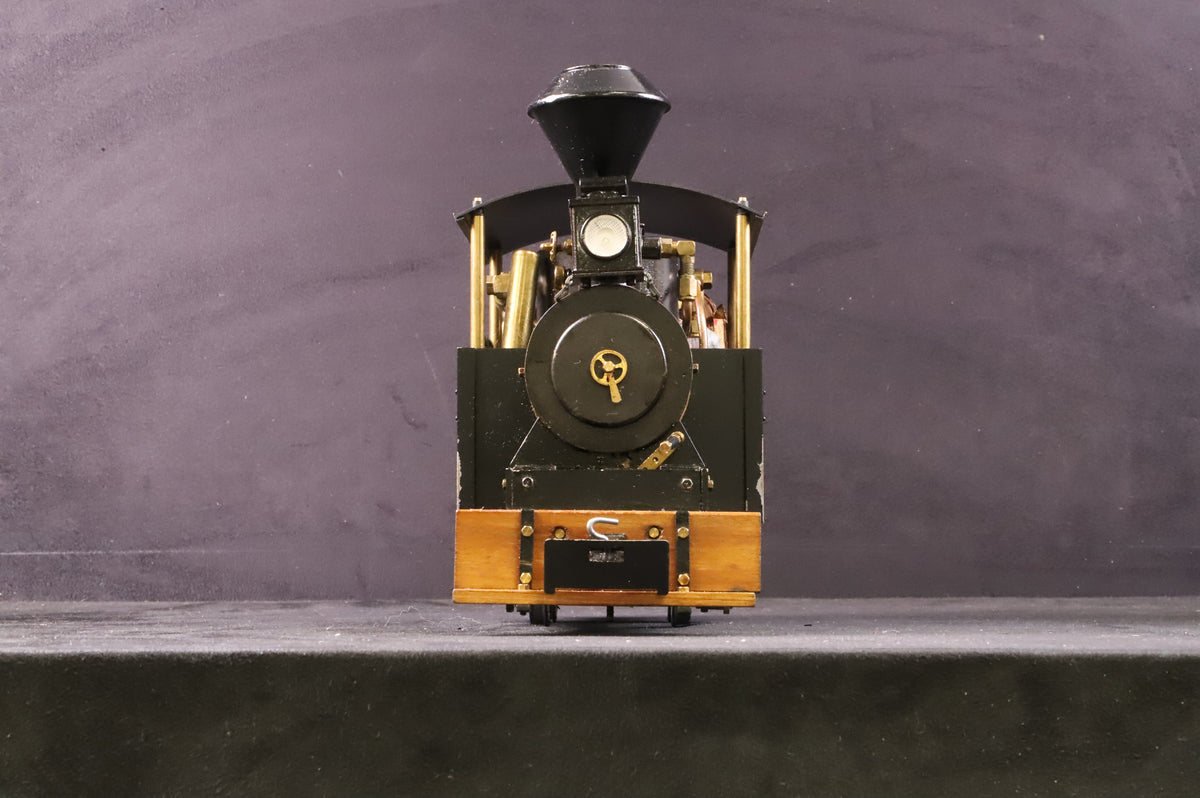 Regner Gauge 1 (45mm) Live Steam 'Lumber Jack' 0-4-0, Plain Black