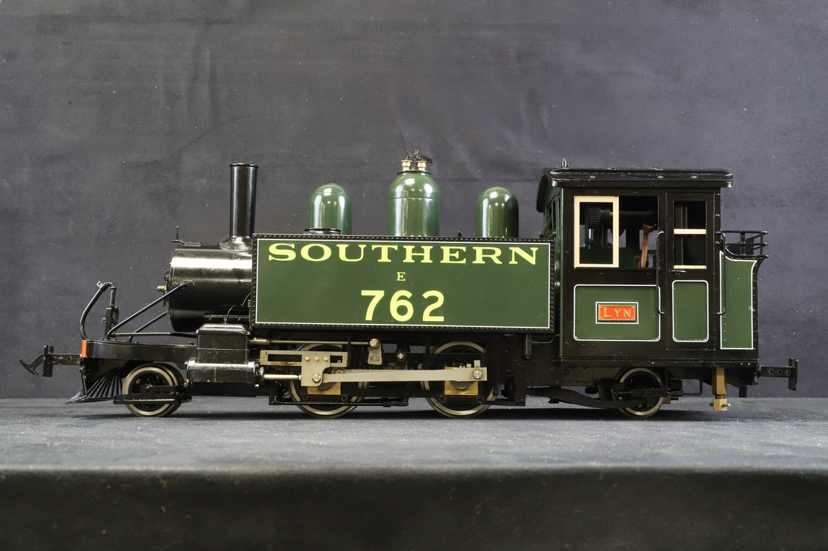 Accucraft 16mm (32mm Gauge) Live Steam Lynton &amp; Barnstaple 2-4-2T &#39;762&#39; &#39;Lyn&#39; SR Green