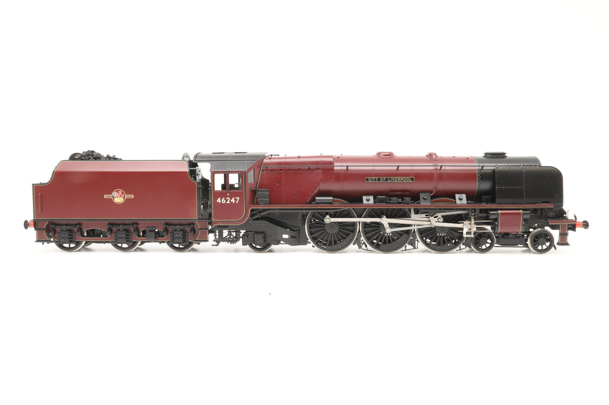 Sancheng/Finescale Brass Gauge 1 (1:32) ex-LMS Princess Coronation No. 46247 'City of Liverpool' BR Maroon Late Crest DCC Sound Smoke & Lights