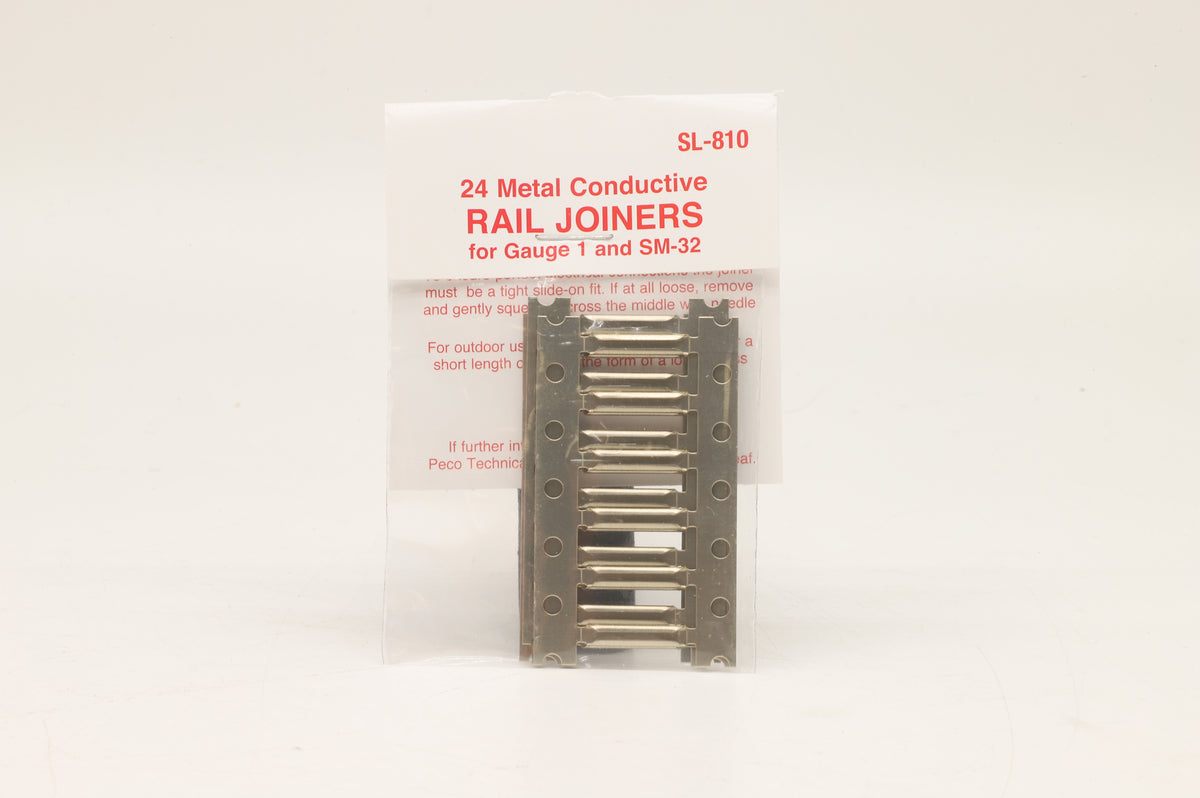 Peco SL-810 Gauge 1 Code 200 Rail Joiners x 24