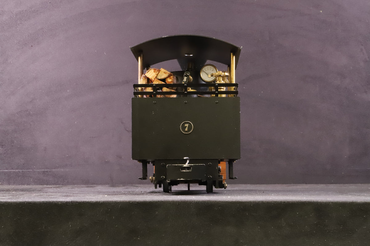 Regner Gauge 1 (45mm) Live Steam 'Lumber Jack' 0-4-0, Plain Black