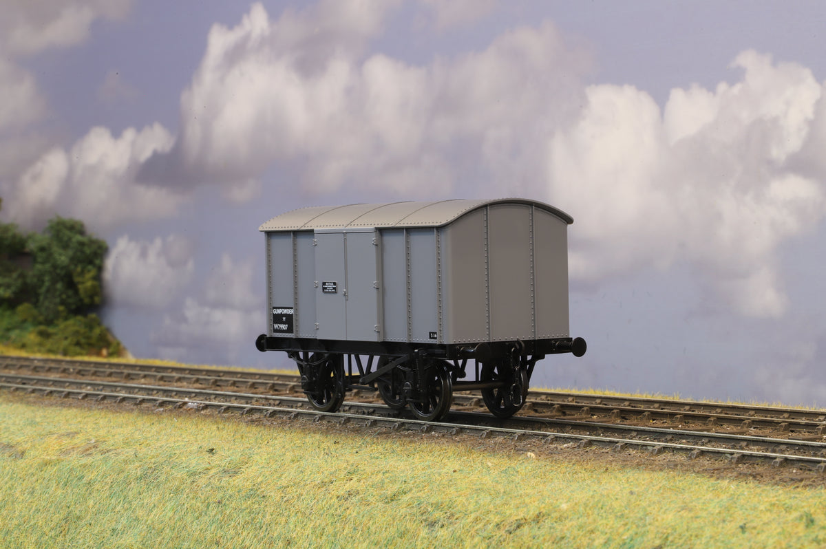 Minerva Finescale O Gauge ex-GWR 10T Gunpowder Van No. W79907, BR Grey