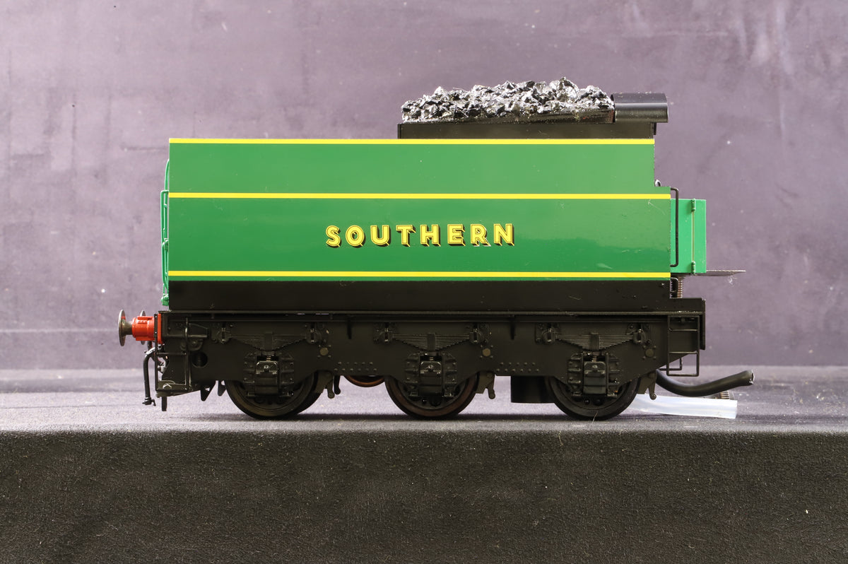 Aster Kit-built Gauge 1 Live Steam West Country Light Pacific 'Wadebridge' No. 21C107, Southern Malachite Green