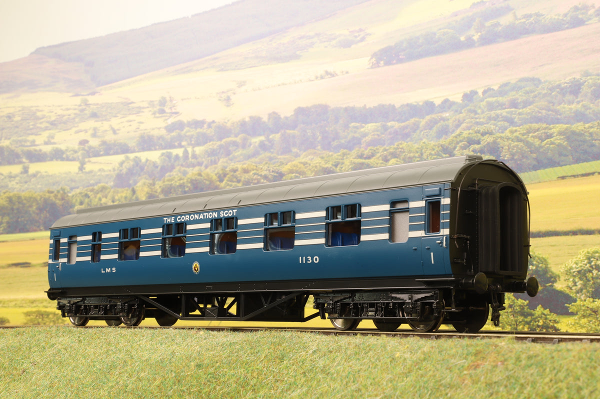 MTH Finescale O Gauge 22-60059 LMS &#39;Coronation Scot&#39; Corridor First