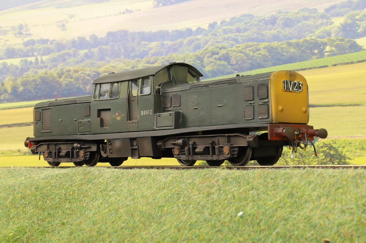 Finescale O Scale (Kit-Built) Class 17 Bo-Bo &#39;D8612&#39; BR Green (weathered) DCC Sound