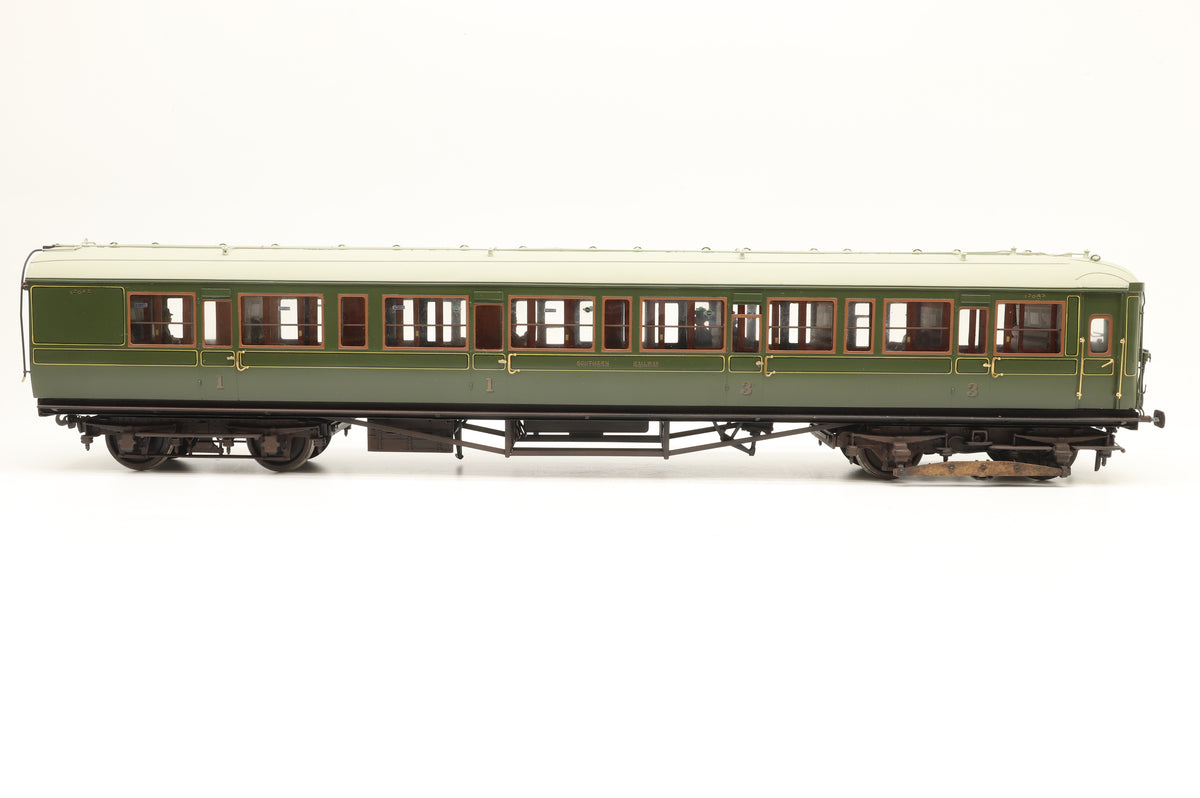 Finescale Gauge One Peter Rogers Kit-built Southern Railways 2-BIL, SR Lined Green