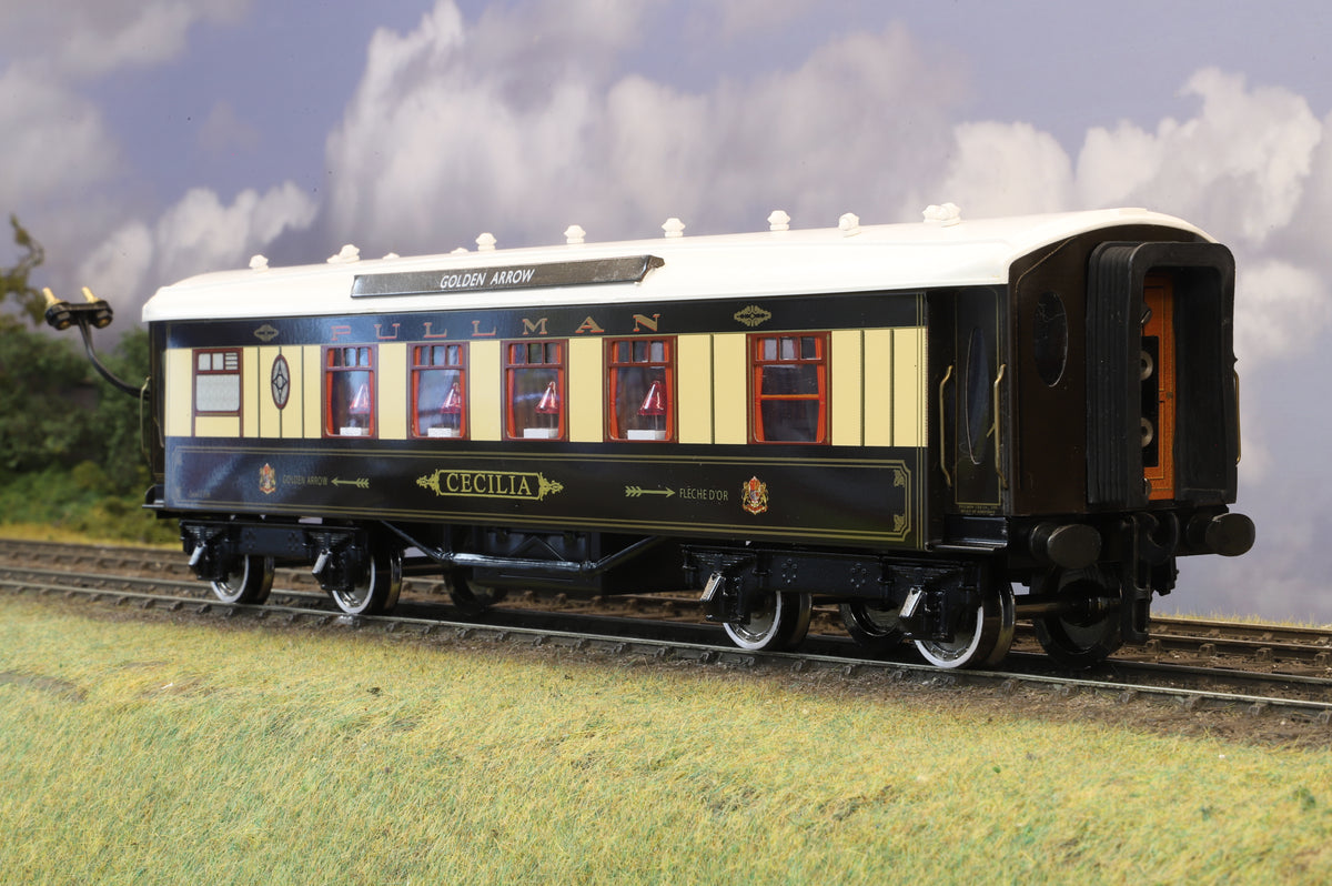 Darstaed Coarse Scale O Gauge 'Golden Arrow' 5 Car Pullman Set