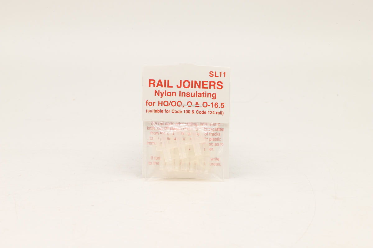 Peco SL-11 Pack of 12 Insulated Rail Joiners for HO/OO, O & O-16.5