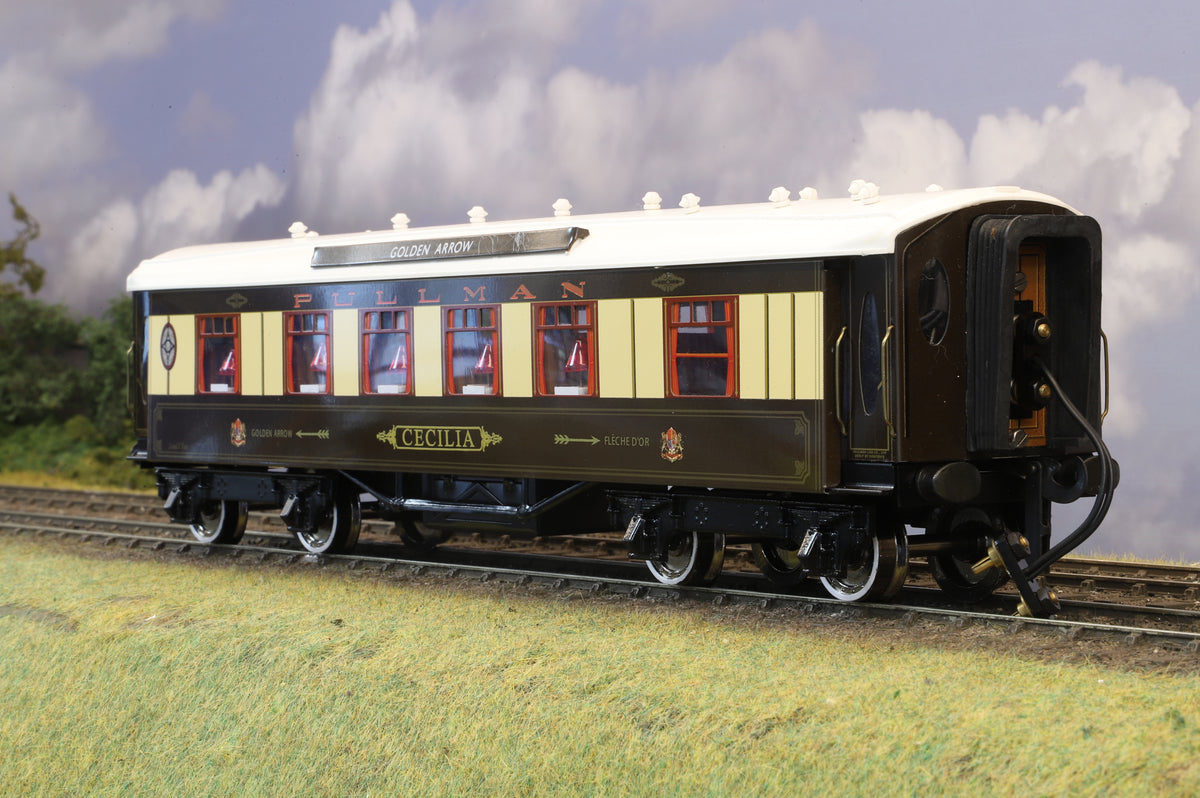 Darstaed Coarse Scale O Gauge 'Golden Arrow' 5 Car Pullman Set