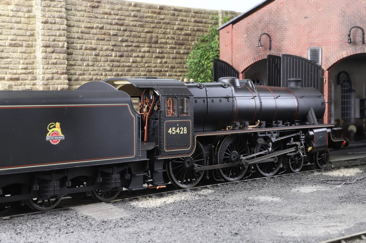 Ellis Clark Trains E1003Z Finescale O Gauge Black 5 No. 45428 BR Lined Black (Early Crest)