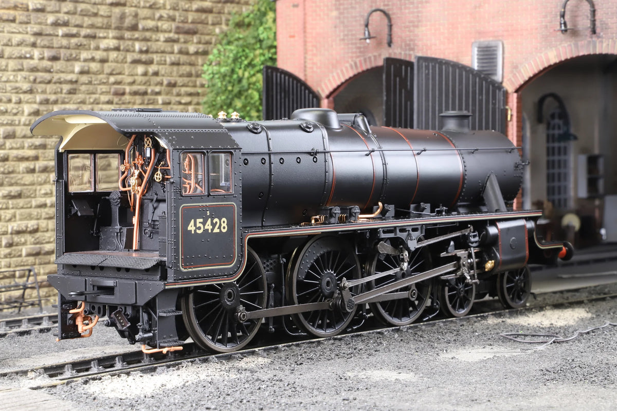 Ellis Clark Trains E1003Z Finescale O Gauge Black 5 No. 45428 BR Lined Black (Early Crest)