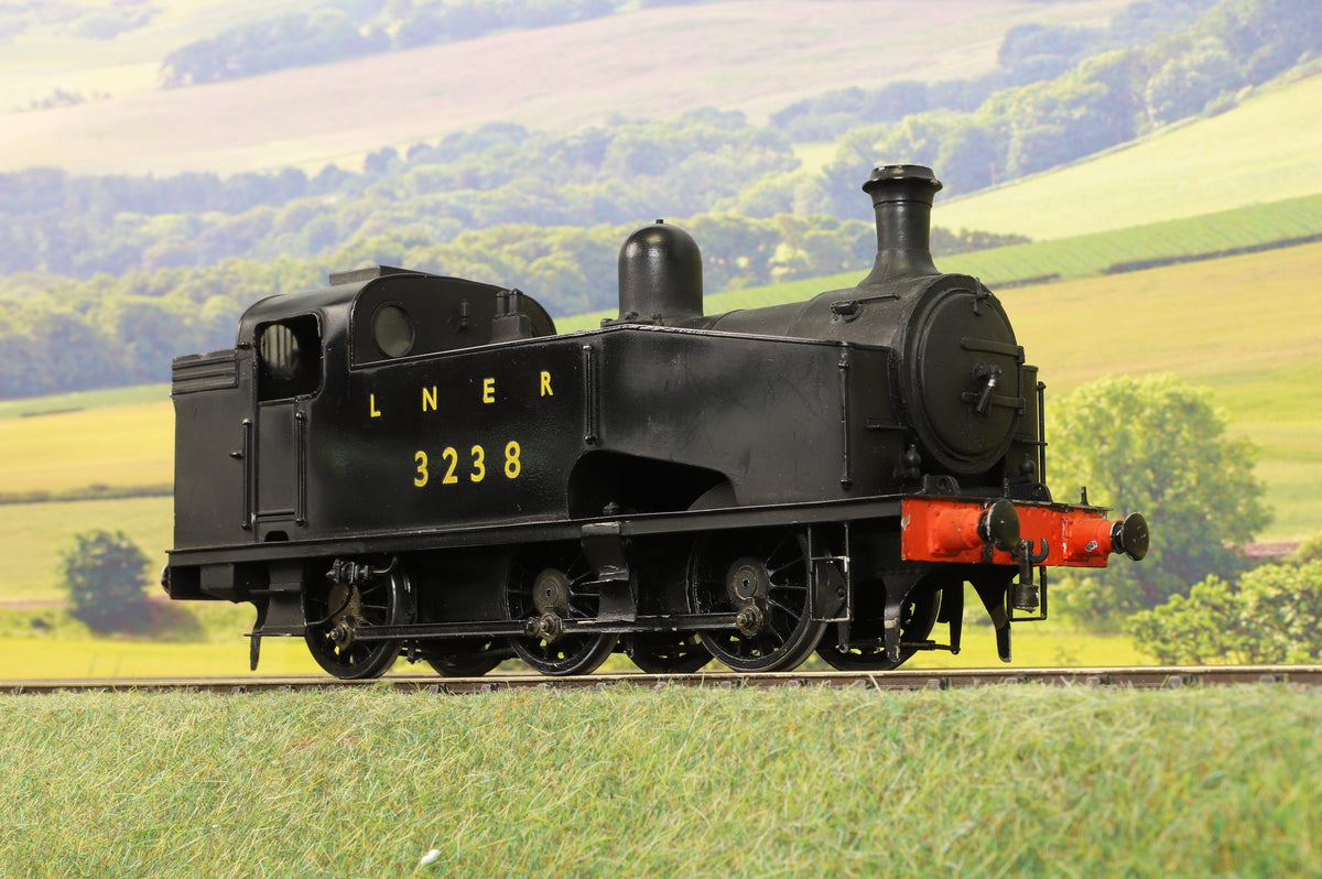 Finescale O Gauge (Kit-Built) LNER J50 0-6-0 BR Black, Weathered and DCC Fitted