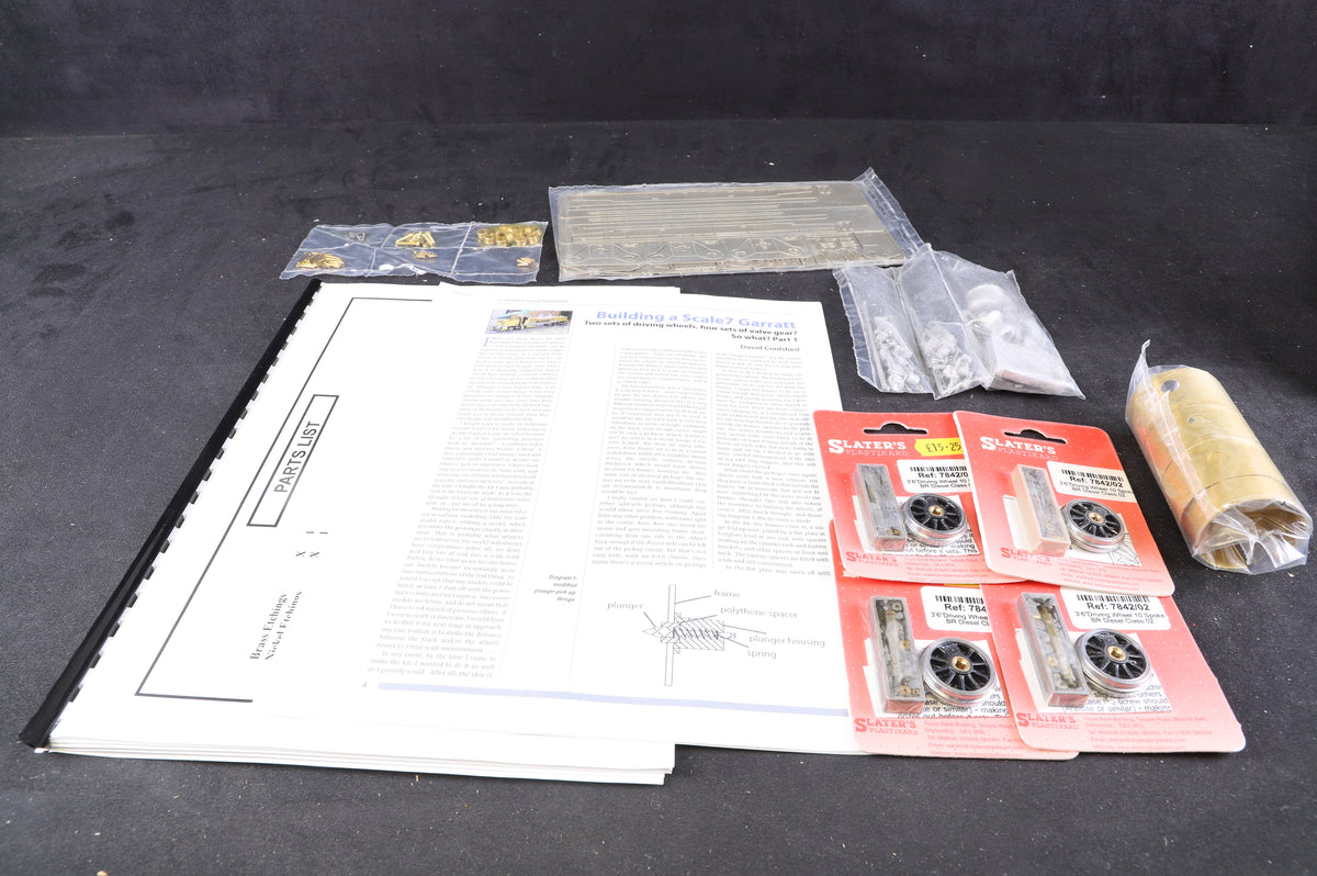 Acorn Finescale O Gauge 0-4-4-0 Industrial Beyer Garratt Kit w/Wheels