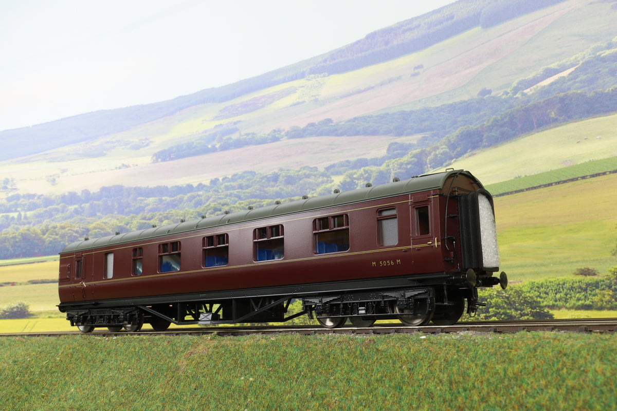 MTH Finescale O Gauge LMS Stanier Brake First, BR Maroon, No.M5056M