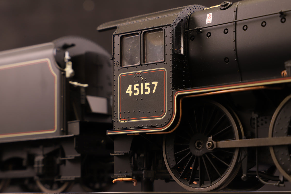 Ellis Clark Trains O Gauge Stanier Class 5 4-6-0 &quot;Black 5&quot;, Late BR Lined, &#39;45157&#39; &#39;Glasgow Highlander&#39;, Welded Tender