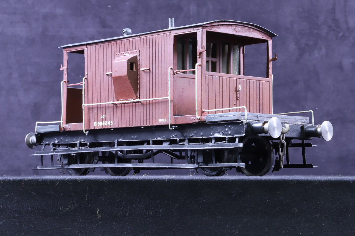 Gauge 1 (10mm) Kit-Built BR 20T Brake Van (Brass Construction)