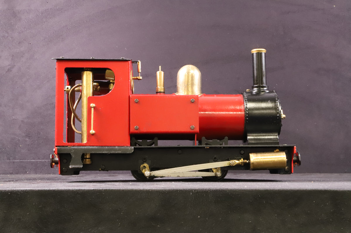 Mamod 16mm (32mm Gauge) Live Steam 2021 Stirling Piston Valve 0-4-0, Red