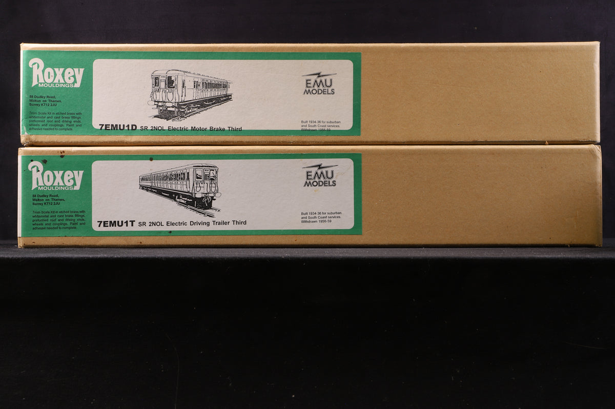 Roxey Mouldings SR/BR 2NOL EMU Locomotive and Trailer Kit