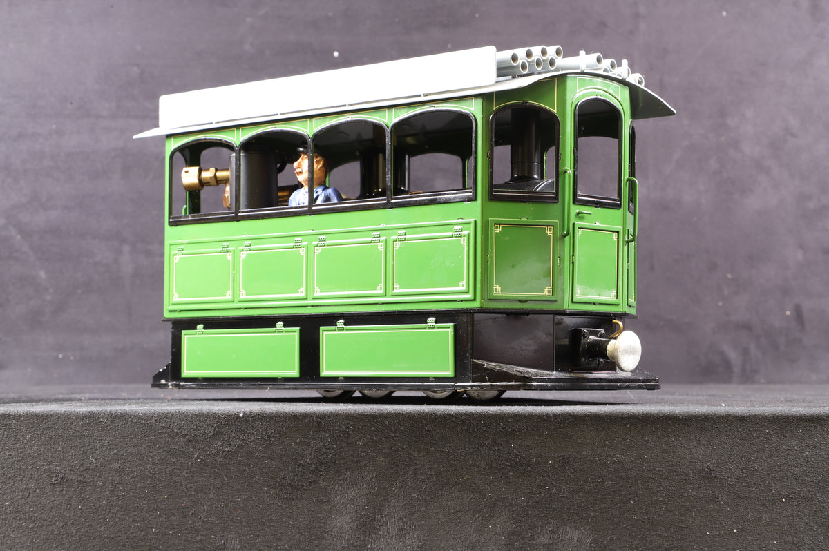 Roundhouse Live Steam 32mm Freelance Tram Locomotive &#39;Clarence&#39;, Professionally Lined, R/C