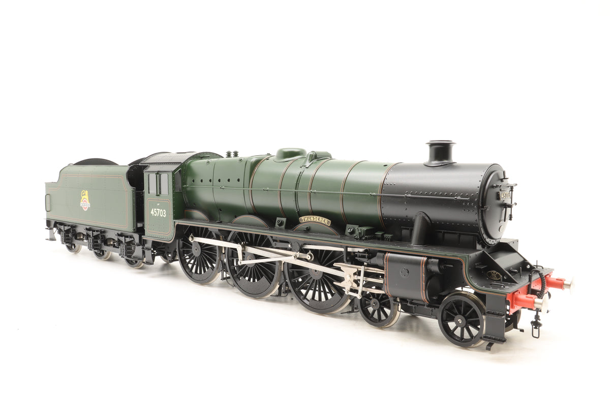 Sancheng/Finescale Brass Gauge 1 (1:32) ex-LMS Jubilee No. 45703 'Thunderer' BR Lined Green Early Emblem