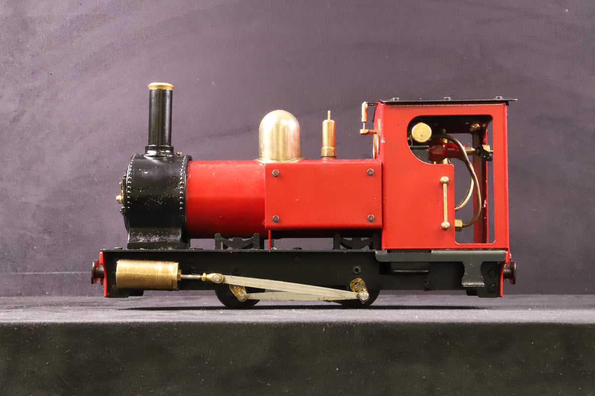 Mamod 16mm (32mm Gauge) Live Steam 2021 Stirling Piston Valve 0-4-0, Red