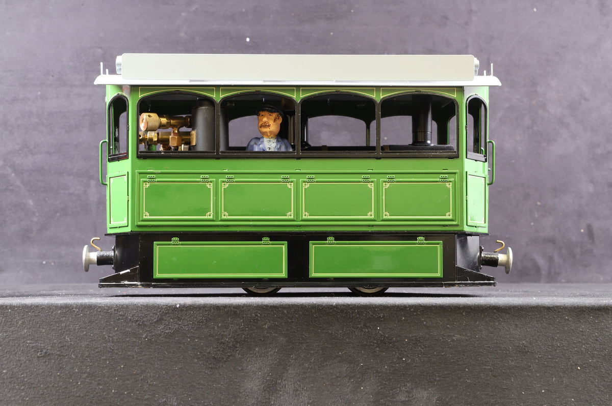 Roundhouse Live Steam 32mm Freelance Tram Locomotive &#39;Clarence&#39;, Professionally Lined, R/C