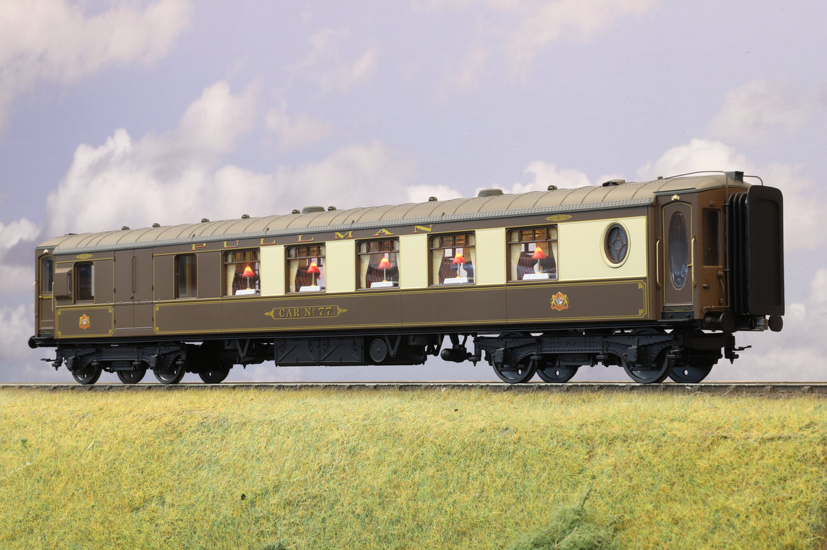 Darstaed D25-05A Finescale O Gauge All Steel Type K Pullman Brake 3rd Coach &#39;Car No.77&#39;