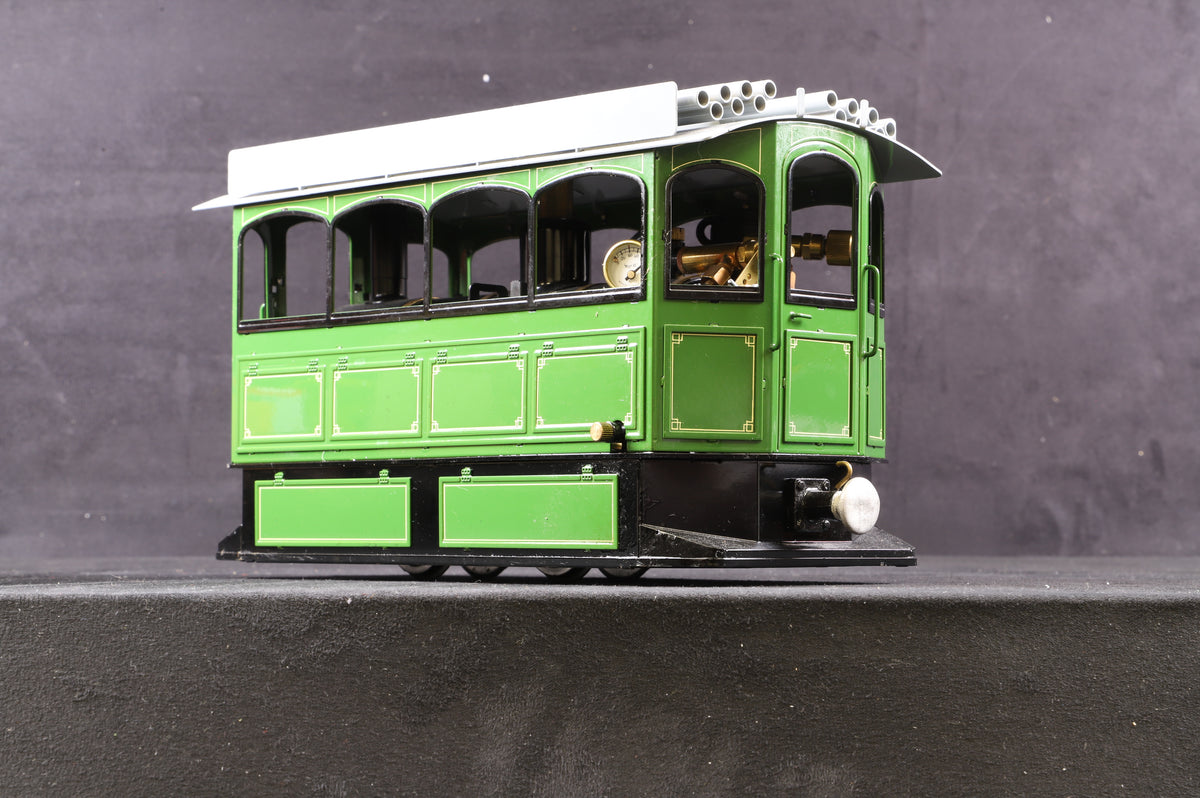 Roundhouse Live Steam 32mm Freelance Tram Locomotive &#39;Clarence&#39;, Professionally Lined, R/C